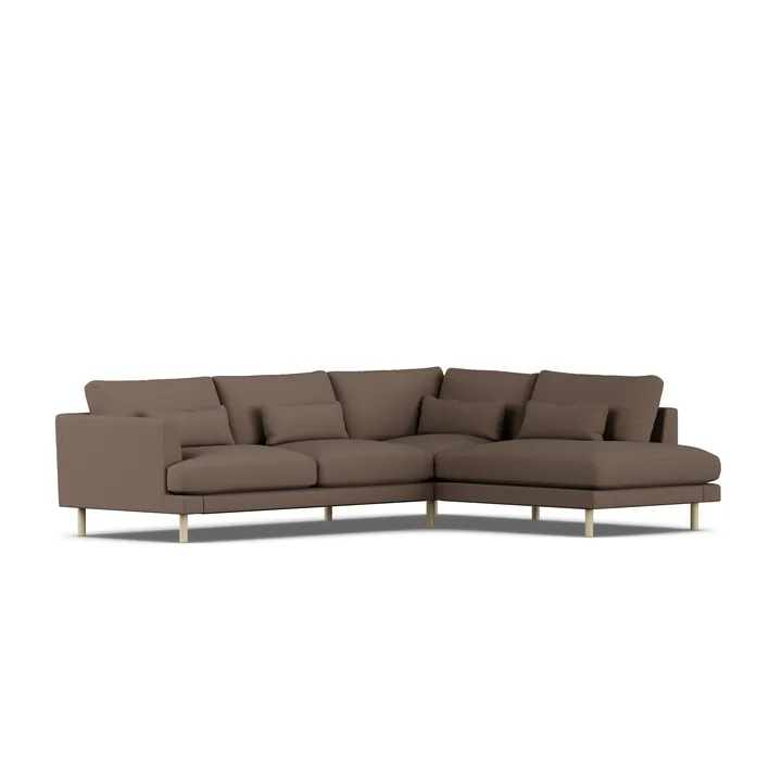 Bredhult sofa - Jump Brown 1955-white-oiled oak, 3-seater A1 - 1898