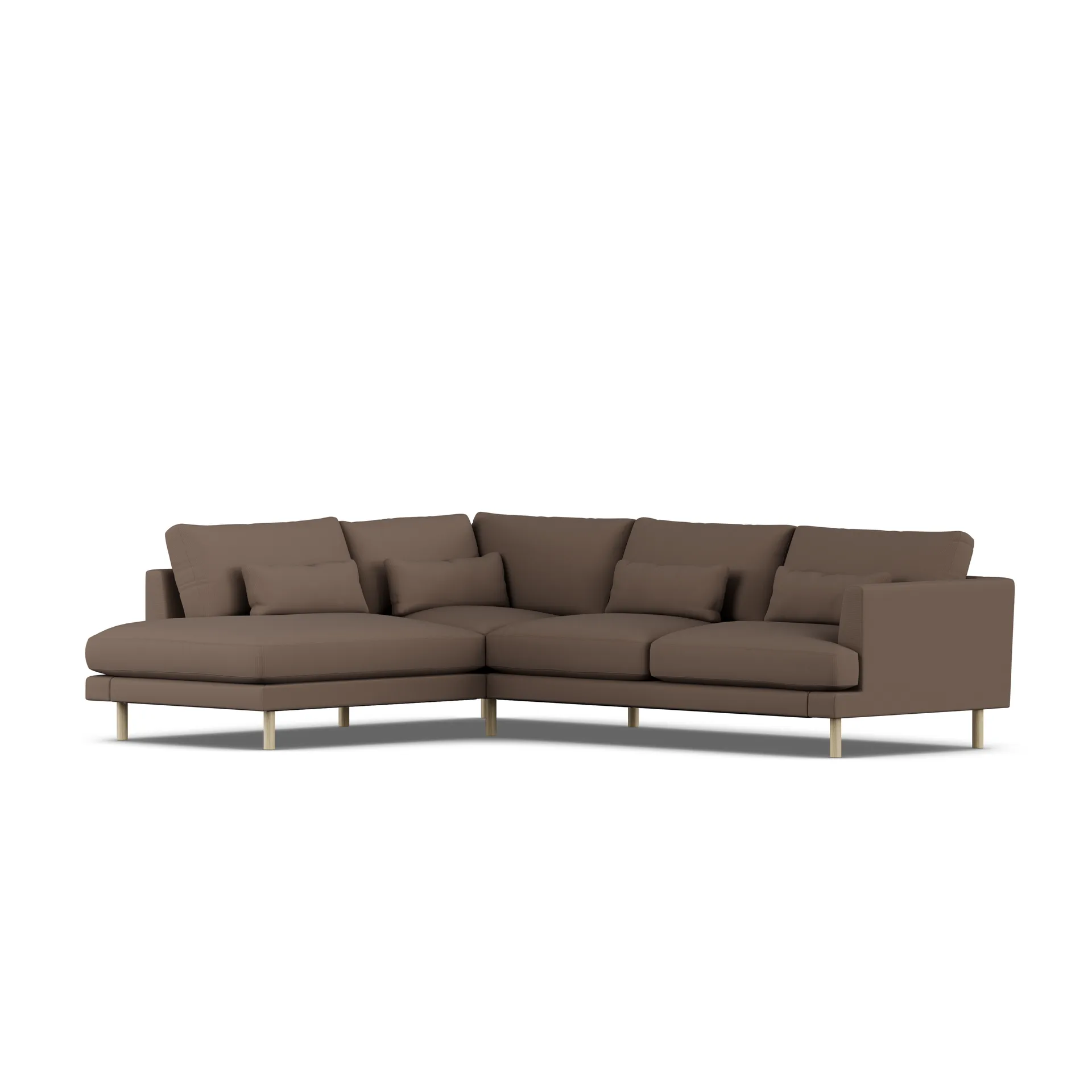 Bredhult sofa, Jump Brown 1955-white-oiled oak, 3-seater A2 1898