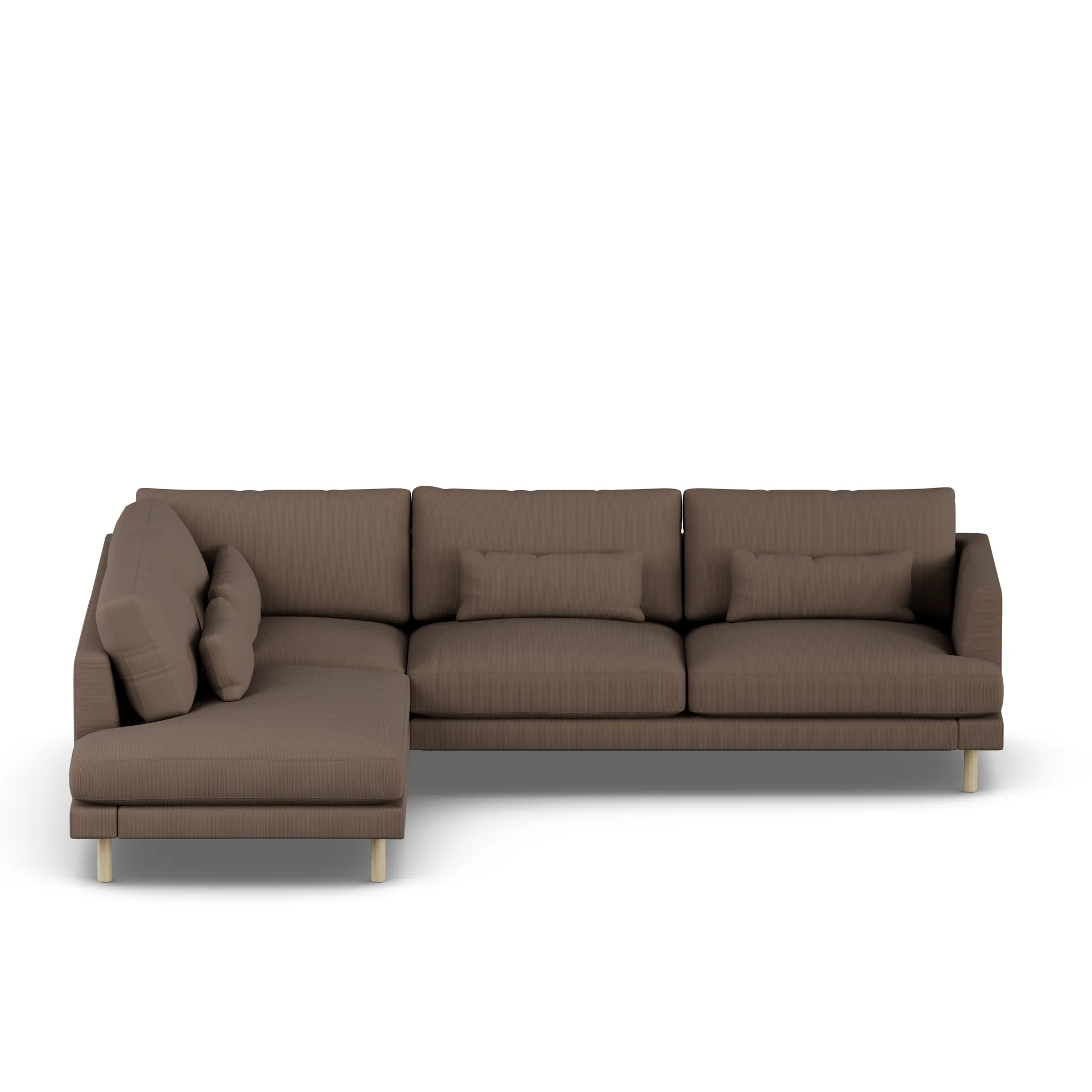 Bredhult sofa, Jump Brown 1955-white-oiled oak, 3-seater A2 1898