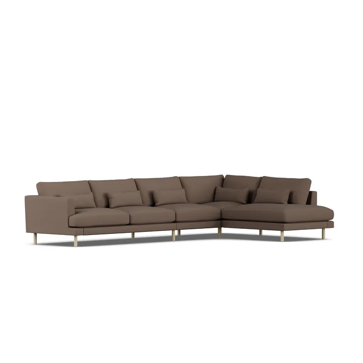 Bredhult sofa - Jump Brown 1955-white-oiled oak, 4-seater B1 - 1898