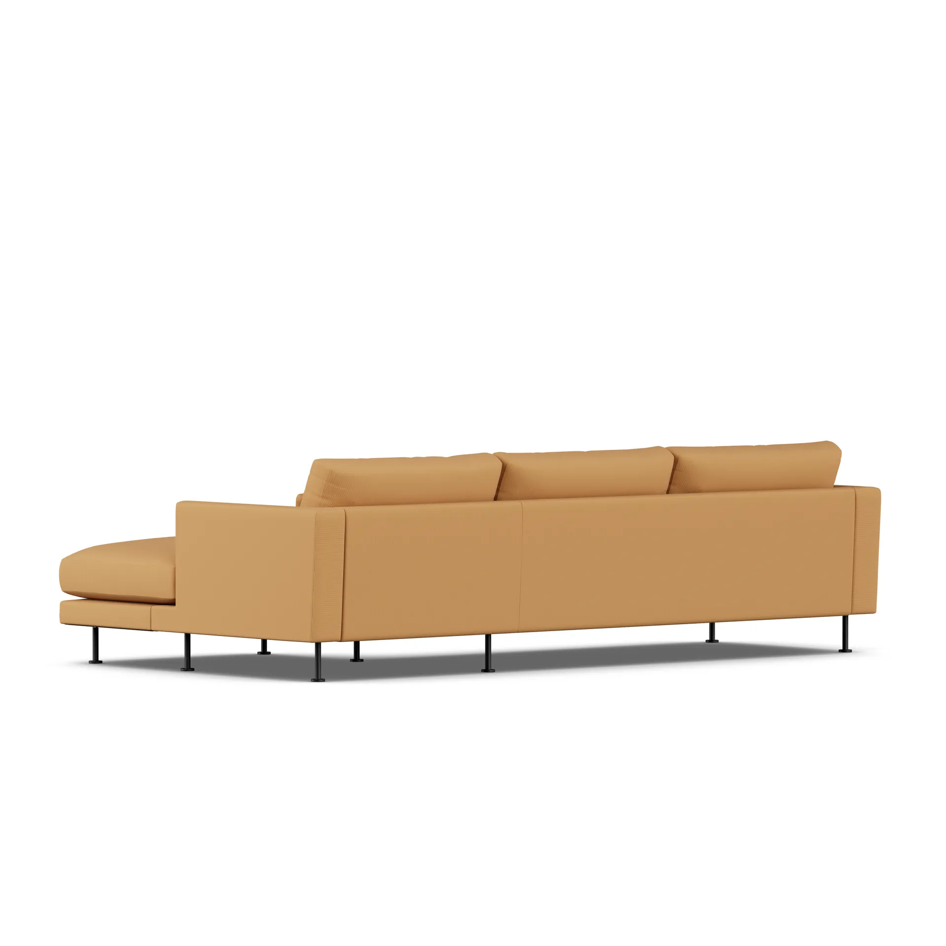 Bredhult sofa, Jump Honey 1959-black steel, 2,5-seater C1 1898