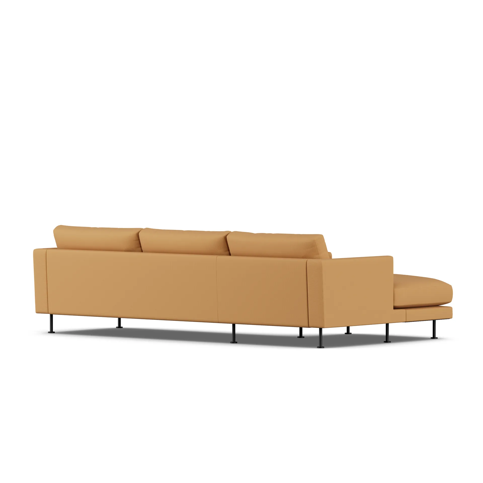 Bredhult sofa, Jump Honey 1959-black steel, 2,5-seater C2 1898