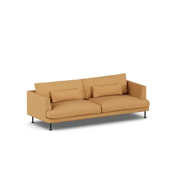Bredhult sofa - Jump Honey 1959-black steel, 3-seater - 1898