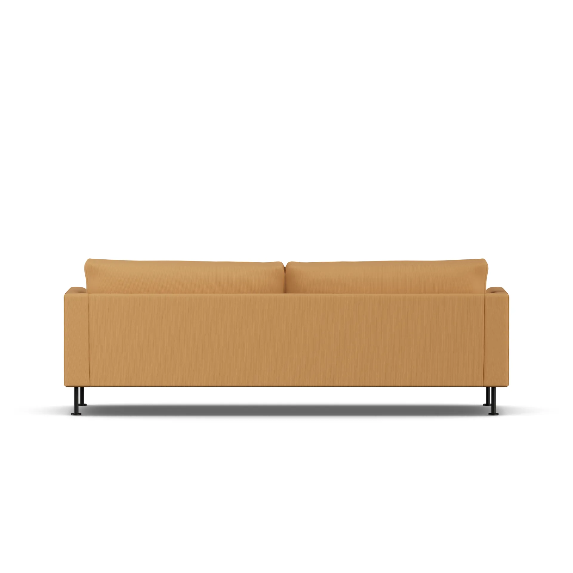 Bredhult sofa, Jump Honey 1959-black steel, 3-seater 1898