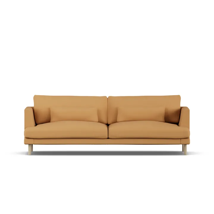 Bredhult sofa - Jump Honey 1959-white-oiled oak, 3-seater - 1898