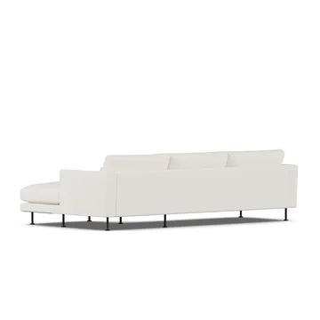 Bredhult sofa - Jump Off White 1954-black steel, 2,5-seater C1 - 1898