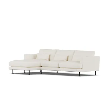 Bredhult sofa - Jump Off White 1954-black steel, 2,5-seater C2 - 1898
