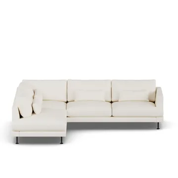 Bredhult sofa - Jump Off White 1954-black steel, 3-seater A2 - 1898