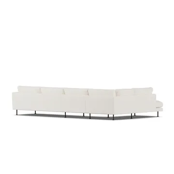 Bredhult sofa - Jump Off White 1954-black steel, 4-seater B2 - 1898