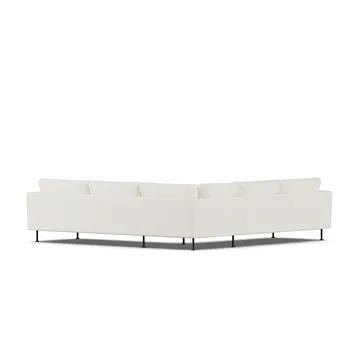Bredhult sofa - Jump Off White 1954-black steel, corner sofa F - 1898