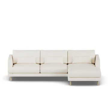 Bredhult sofa - Jump Off White 1954-white-oiled oak, 2,5-seater C1 - 1898