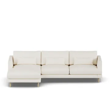 Bredhult sofa - Jump Off White 1954-white-oiled oak, 2,5-seater C2 - 1898