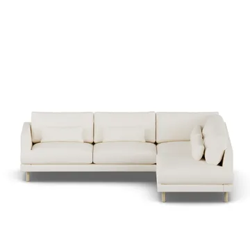 Bredhult sofa - Jump Off White 1954-white-oiled oak, 3-seater A1 - 1898