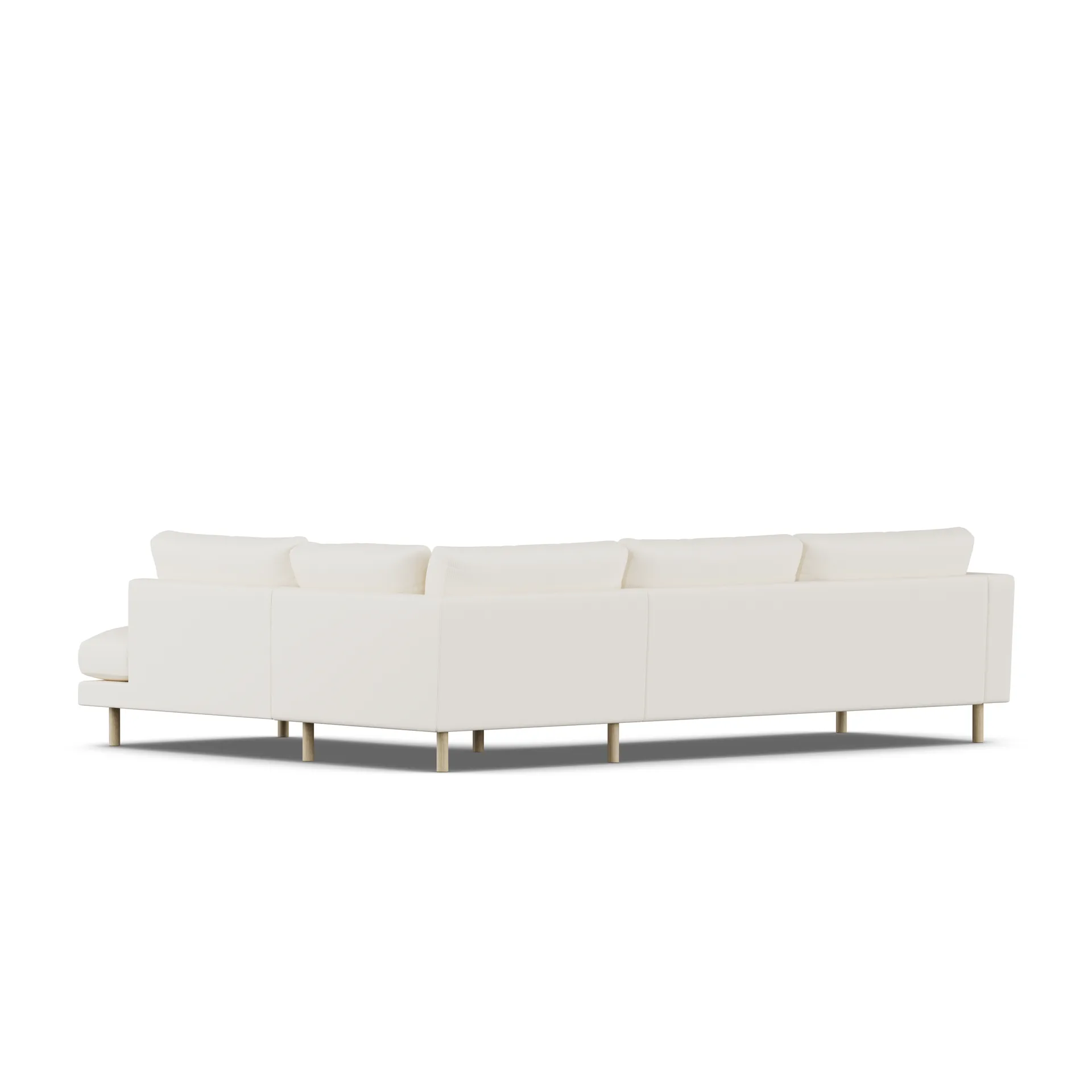 Bredhult sofa, Jump Off White 1954-white-oiled oak, 3-seater A1 1898