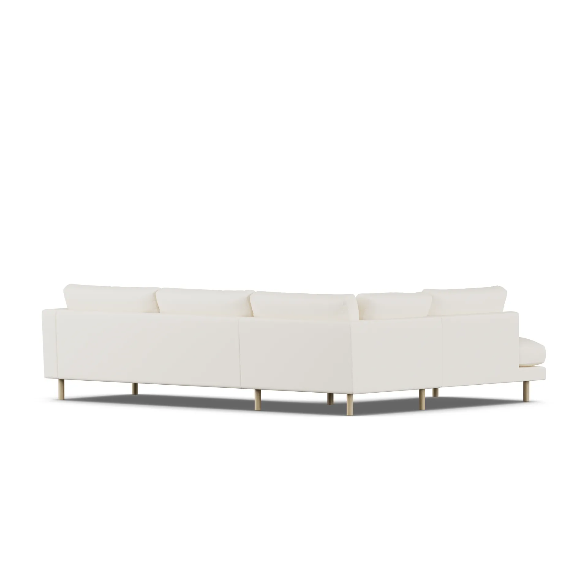 Bredhult sofa, Jump Off White 1954-white-oiled oak, 3-seater A2 1898