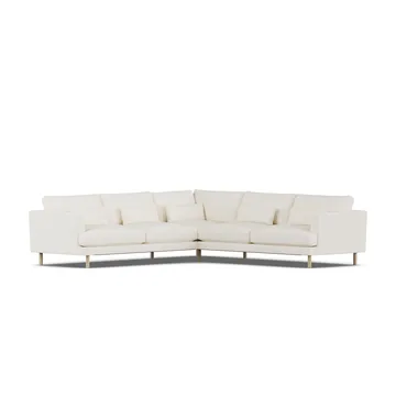 Bredhult sofa - Jump Off White 1954-white-oiled oak, corner sofa F - 1898