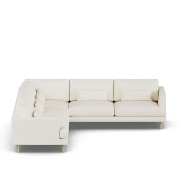 Bredhult sofa - Jump Off White 1954-white-oiled oak, corner sofa F - 1898