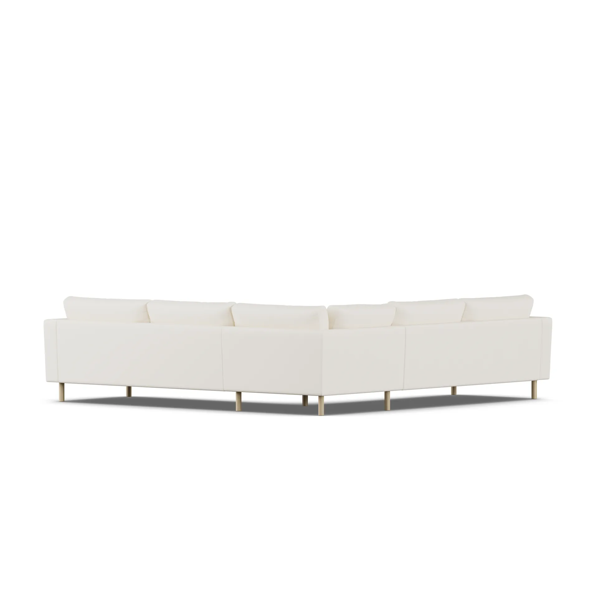 Bredhult sofa, Jump Off White 1954-white-oiled oak, corner sofa F 1898