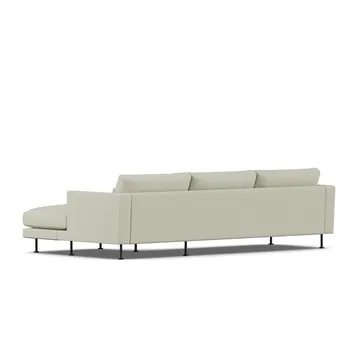 Bredhult sofa - Luiza Beige 3981-black steel, 2,5-seater C1 - 1898