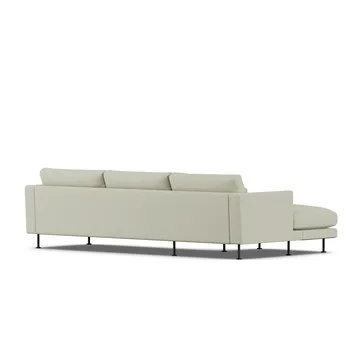 Bredhult sofa - Luiza Beige 3981-black steel, 2,5-seater C2 - 1898