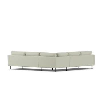 Bredhult sofa - Luiza Beige 3981-black steel, corner sofa F - 1898