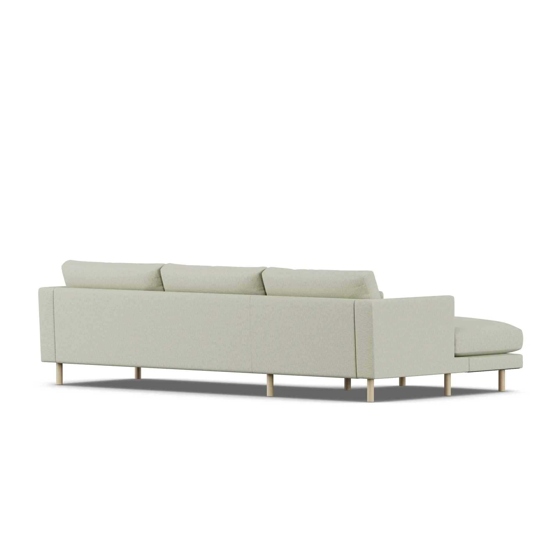 Bredhult sofa, Luiza Beige 3981-white-oiled oak, 2,5-seater C2 1898