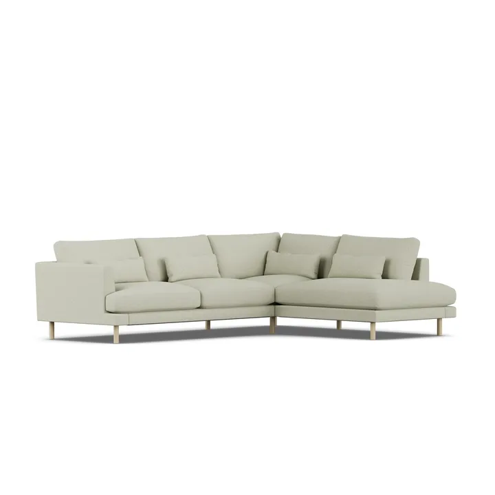Bredhult sofa - Luiza Beige 3981-white-oiled oak, 3-seater A1 - 1898