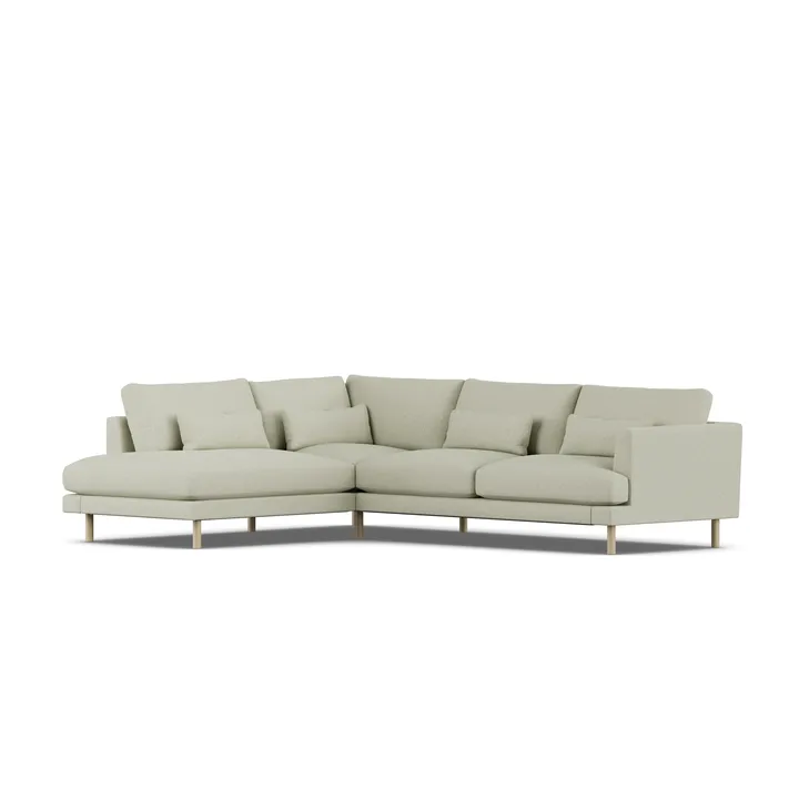 Bredhult sofa - Luiza Beige 3981-white-oiled oak, 3-seater A2 - 1898