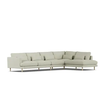 Bredhult sofa - Luiza Beige 3981-white-oiled oak, 4-seater B1 - 1898
