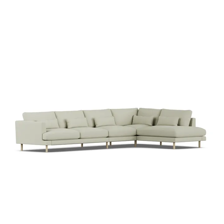 Bredhult sofa - Luiza Beige 3981-white-oiled oak, 4-seater B1 - 1898