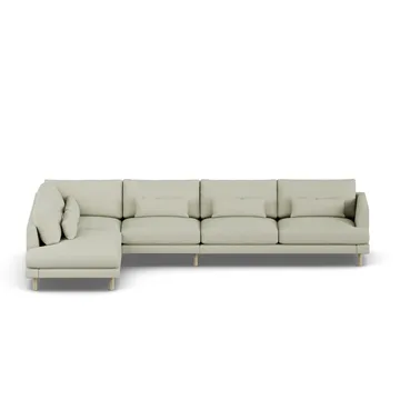 Bredhult sofa - Luiza Beige 3981-white-oiled oak, 4-seater B2 - 1898