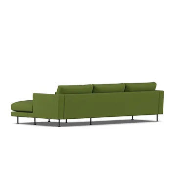 Bredhult sofa - Luiza Green 3975-black steel, 2,5-seater C1 - 1898