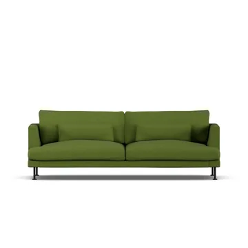 Bredhult sofa - Luiza Green 3975-black steel, 3-seater - 1898