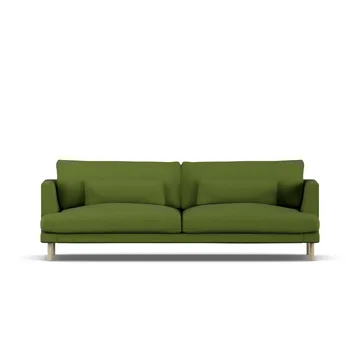 Bredhult sofa - Luiza Green 3975-white-oiled oak, 3-seater - 1898