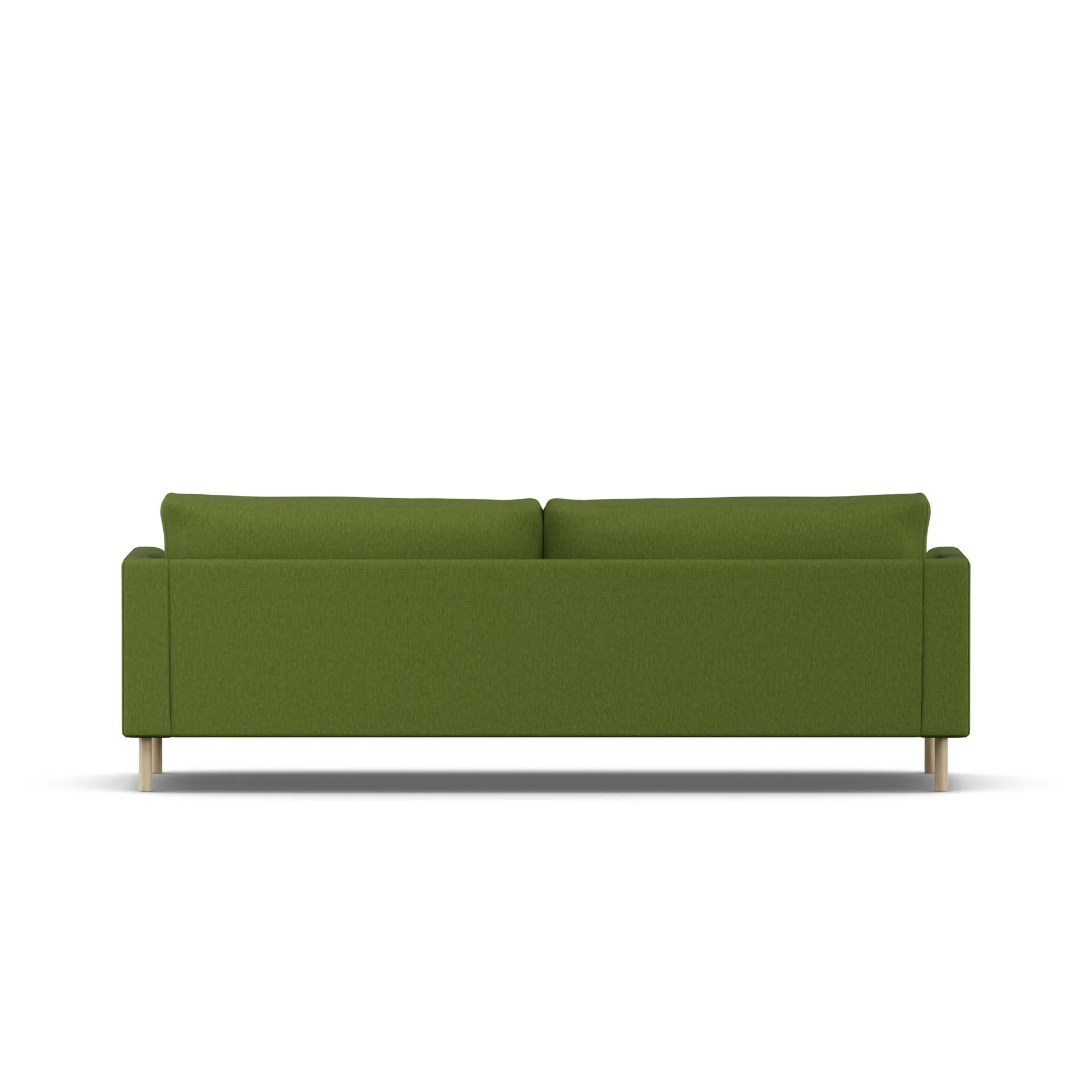 Bredhult sofa, Luiza Green 3975-white-oiled oak, 3-seater 1898