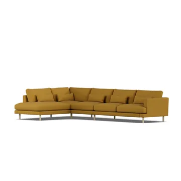 Bredhult sofa - Luiza Mustard 3972-white-oiled oak, 4-seater B2 - 1898