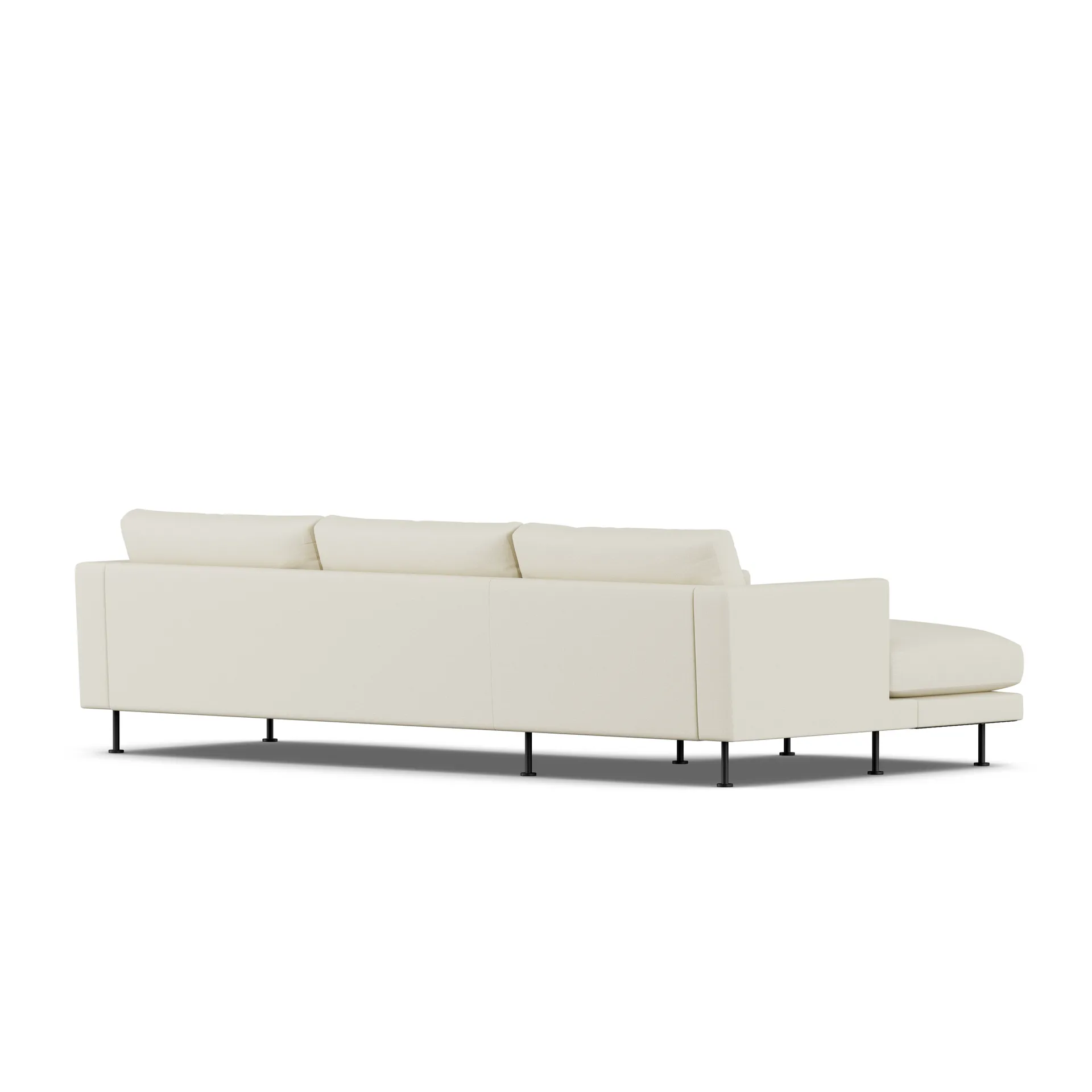 Bredhult sofa, Oslo Nature 1540-black steel, 2,5-seater C2 1898