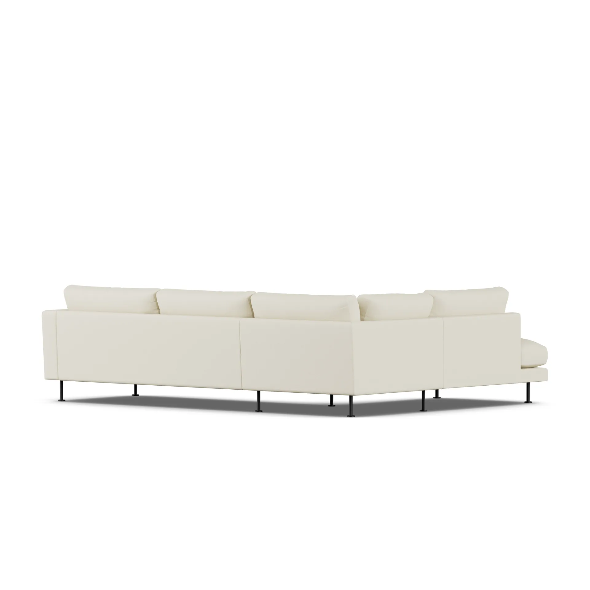 Bredhult sofa, Oslo Nature 1540-black steel, 3-seater A2 1898