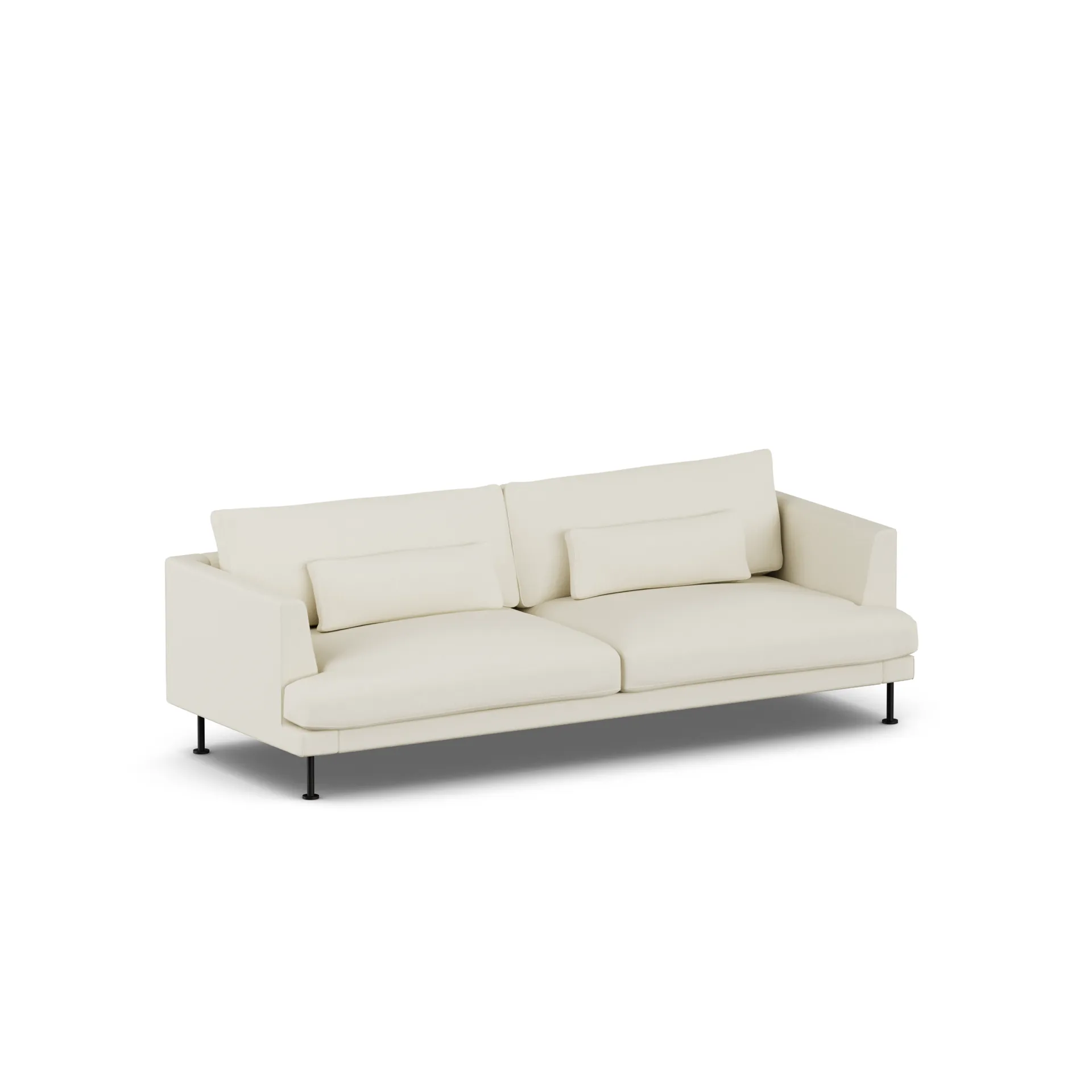 Bredhult sofa, Oslo Nature 1540-black steel, 3-seater 1898
