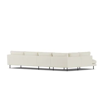 Bredhult sofa - Oslo Nature 1540-black steel, 4-seater B2 - 1898