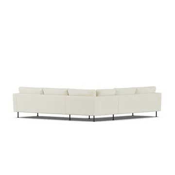 Bredhult sofa - Oslo Nature 1540-black steel, corner sofa F - 1898
