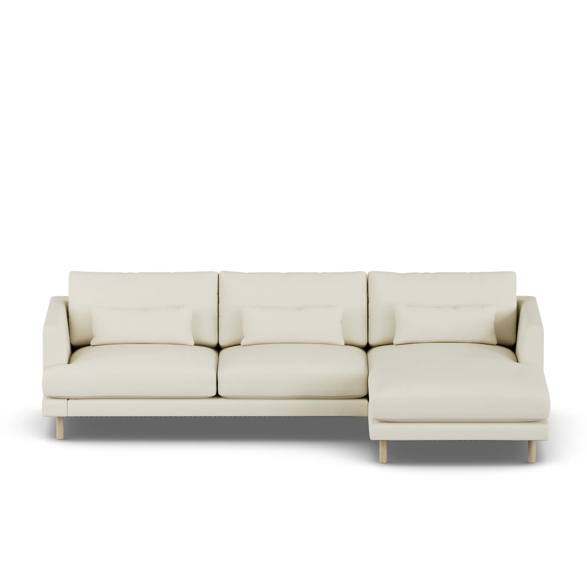 Bredhult sofa, Oslo Nature 1540-white-oiled oak, 2,5-seater C1 1898