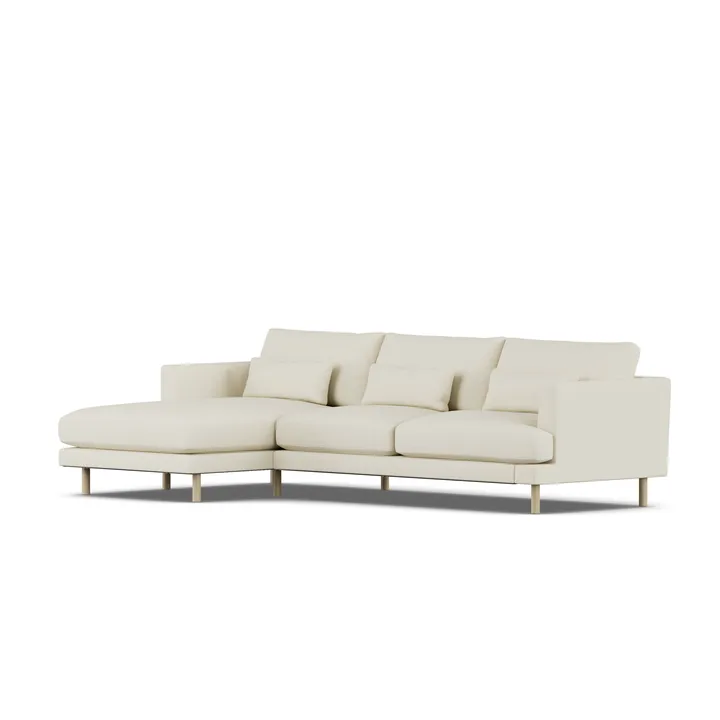 Bredhult sofa - Oslo Nature 1540-white-oiled oak, 2,5-seater C2 - 1898