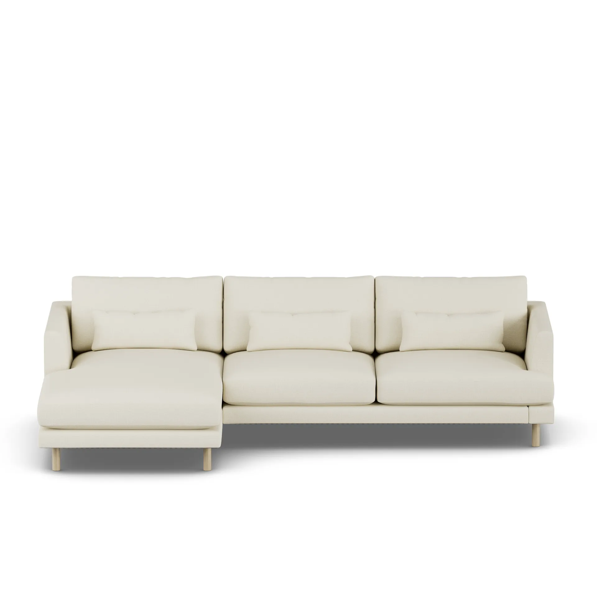 Bredhult sofa, Oslo Nature 1540-white-oiled oak, 2,5-seater C2 1898