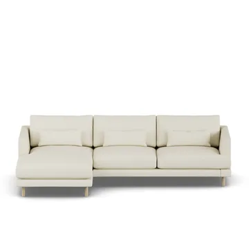 Bredhult sofa - Oslo Nature 1540-white-oiled oak, 2,5-seater C2 - 1898