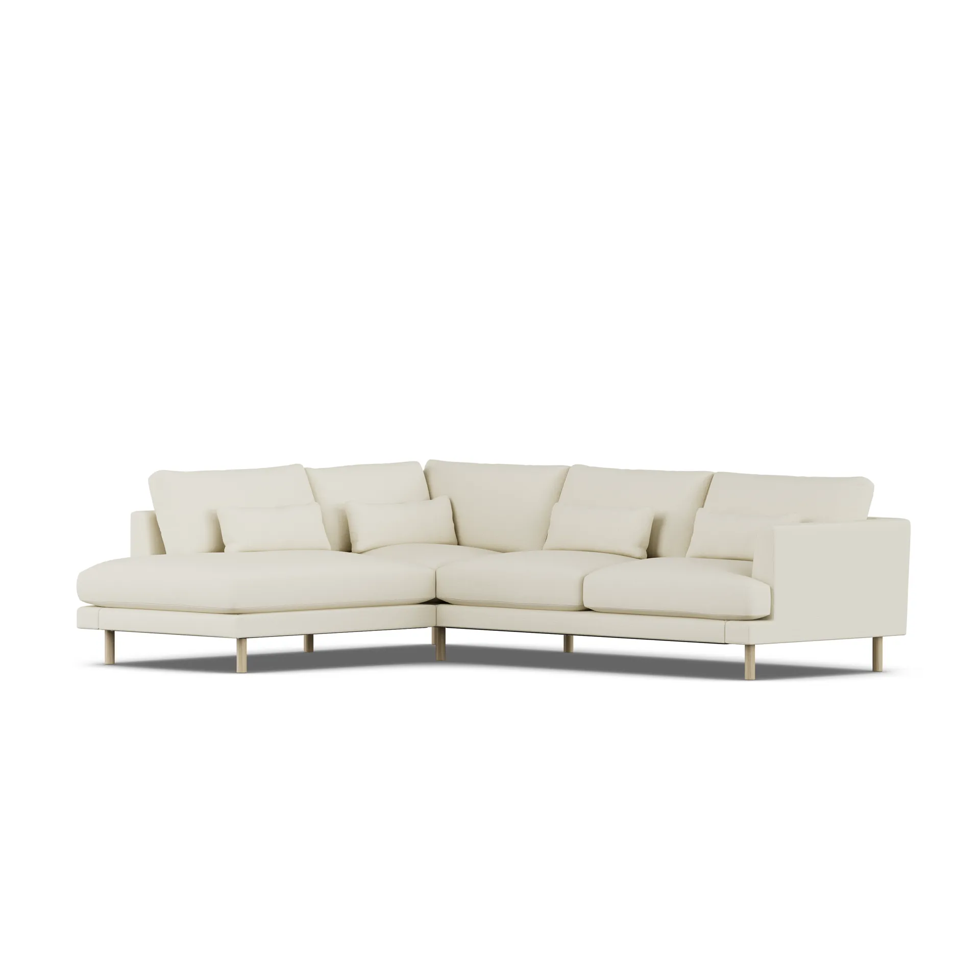 Bredhult sofa, Oslo Nature 1540-white-oiled oak, 3-seater A2 1898
