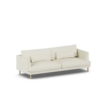 Bredhult sofa - Oslo Nature 1540-white-oiled oak, 3-seater - 1898