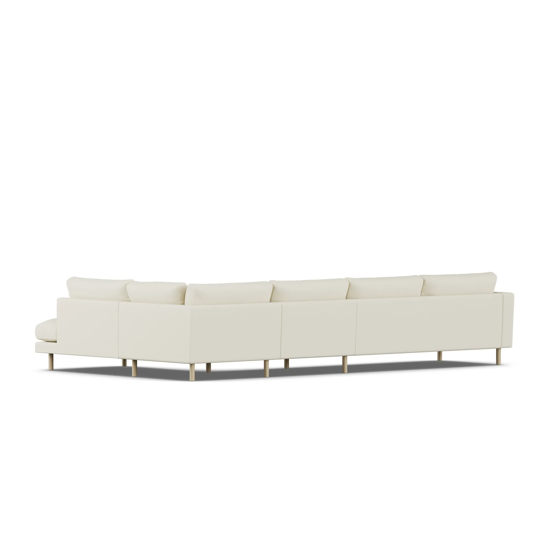 Bredhult sofa, Oslo Nature 1540-white-oiled oak, 4-seater B1 1898