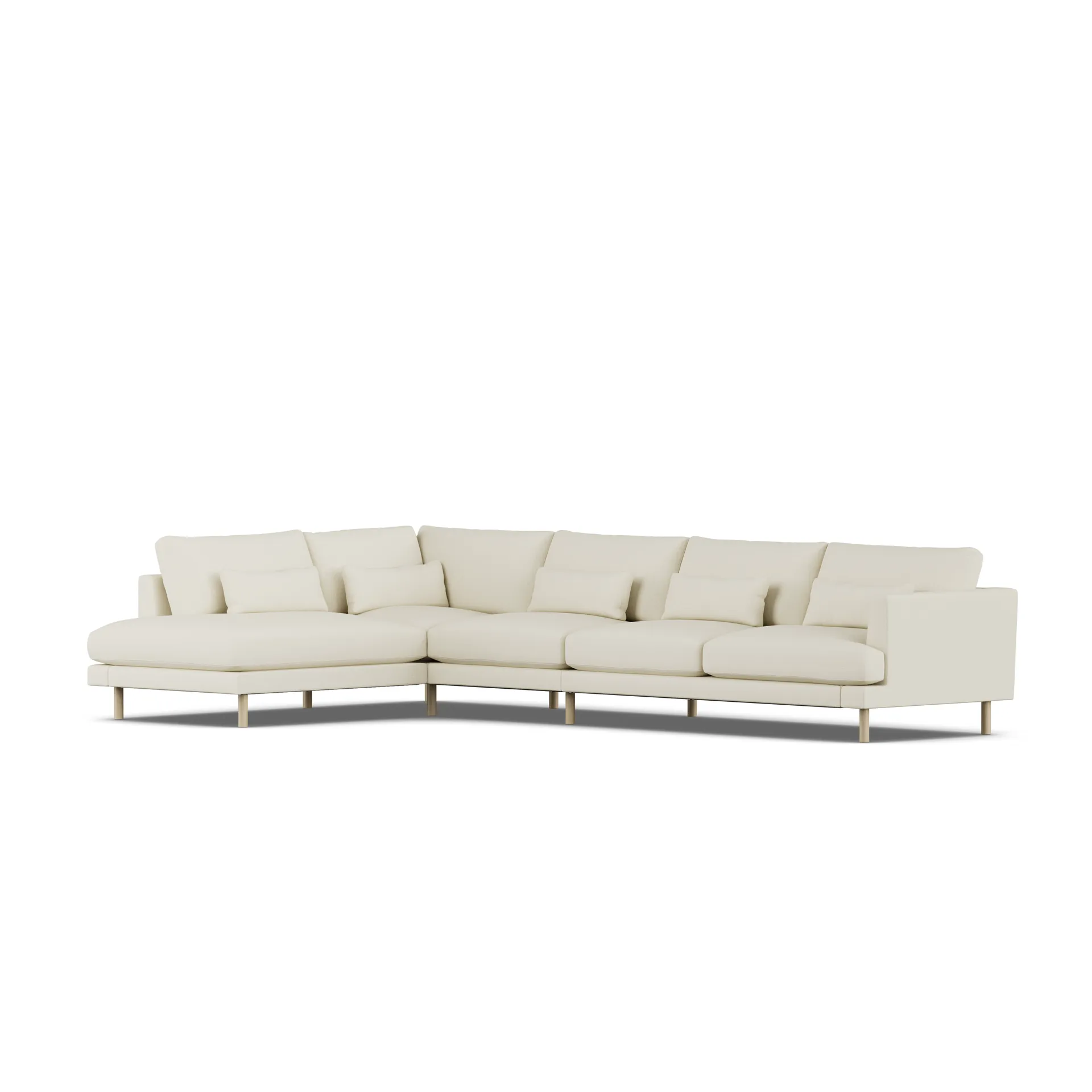 Bredhult sofa, Oslo Nature 1540-white-oiled oak, 4-seater B2 1898