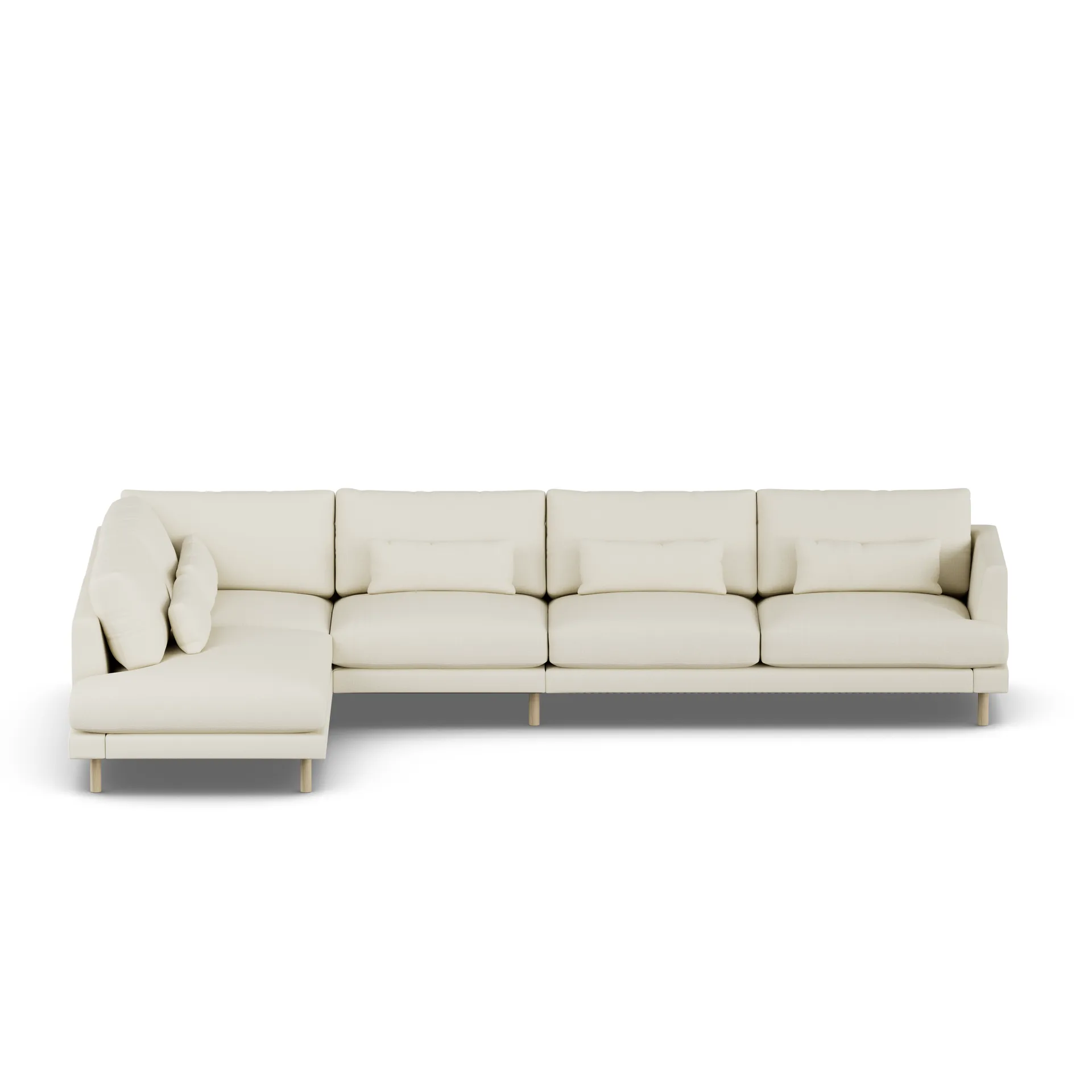 Bredhult sofa, Oslo Nature 1540-white-oiled oak, 4-seater B2 1898